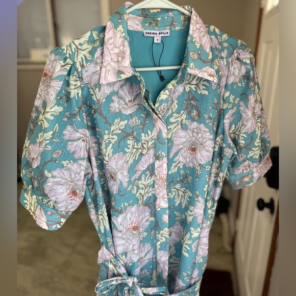 Yakira Bella Esme Dress – Blue Floral – Small – NWOT - Picture 7 of 10